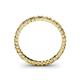 4 - Allie 2.00 mm Citrine and Diamond Eternity Band 