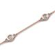 6 - Aizza (5 Stn/4 mm) Moissanite Station Bracelet 