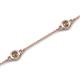6 - Aizza (5 Stn/4 mm) Smoky Quartz Station Bracelet 