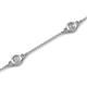 6 - Aizza (5 Stn/4 mm) Lab Grown Diamond Station Bracelet 