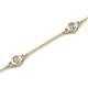 6 - Aizza (5 Stn/4 mm) Diamond Station Bracelet 