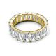 5 - Hailey 6.00 ctw Emerald Shape Lab Grown Diamonds (5x3 mm) Eternity Band 