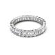 6 - Hailey 2.40 ctw Emerald Shape Lab Grown Diamonds (3x2 mm) Eternity Band 