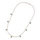 3 - Zuria 0.84 ctw Created Alexandrite (7 stn/3mm) Women Drop Station Necklace 