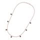 3 - Zuria 0.77 ctw Black Diamond (7 stn/3mm) Women Drop Station Necklace 