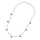3 - Zuria 0.70 ctw Blue Diamond (7 stn/3mm) Women Drop Station Necklace 