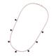 3 - Zuria 0.84 ctw Blue Sapphire (7 stn/3mm) Women Drop Station Necklace 