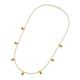 3 - Zuria 0.56 ctw Citrine (7 stn/3mm) Women Drop Station Necklace 