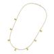 3 - Zuria 0.70 ctw Yellow Diamond (7 stn/3mm) Women Drop Station Necklace 