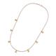 3 - Zuria 0.74 ctw Yellow Sapphire (7 stn/3mm) Women Drop Station Necklace 