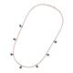 3 - Zuria 0.77 ctw London Blue Topaz (7 stn/3mm) Women Drop Station Necklace 