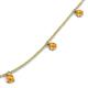 5 - Zuria 0.56 ctw Citrine (7 stn/3mm) Women Drop Station Necklace 
