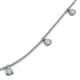 5 - Zuria 0.42 ctw Opal (7 stn/3mm) Women Drop Station Necklace 