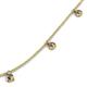 5 - Zuria 0.70 ctw Smoky Quartz (7 stn/3mm) Women Drop Station Necklace 