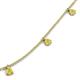 5 - Zuria 0.70 ctw Yellow Diamond (7 stn/3mm) Women Drop Station Necklace 