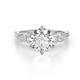 1 - Iyana 2.18 ctw IGI Certified Lab Grown Diamond (8.00 mm) accented Natural Diamonds Engagement Ring 