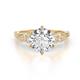 1 - Iyana Semi Mount Solitaire Plus with accented Natural Diamonds Engagement Ring 