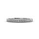 6 - Aleen 0.25 ctw Natural Diamonds (1.30 mm) Wedding Band 