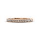6 - Aleen 0.25 ctw Natural Diamonds (1.30 mm) Wedding Band 