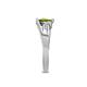 7 - Medora 1.39 ctw Trillion shape Peridot (7.00 mm) accented Natural Diamonds Engagement Ring 