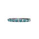 4 - Macie London Blue Topaz Wedding Band 
