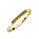 3 - Evia 0.39 ctw Citrine (2.00 mm) Seven Stone Wedding Band 