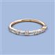 3 - Sarah Baguette and Round Diamond Wedding Band 