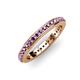 1 - Caitlin Amethyst Eternity Band 