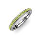 1 - Caitlin Peridot Eternity Band 