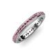 1 - Caitlin Rhodolite Garnet Eternity Band 