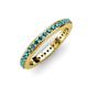 1 - Caitlin London Blue Topaz Eternity Band 