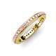 1 - Caitlin Pink Tourmaline Eternity Band 