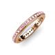 1 - Caitlin Pink Tourmaline Eternity Band 