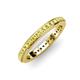 1 - Caitlin Yellow Sapphire Eternity Band 