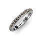 1 - Caitlin Smoky Quartz Eternity Band 