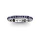 3 - Caitlin Blue Sapphire Eternity Band 