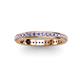 3 - Caitlin Tanzanite Eternity Band 