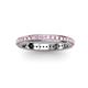 3 - Caitlin Pink Tourmaline Eternity Band 