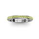 3 - Caitlin Peridot Eternity Band 