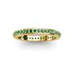 3 - Caitlin Emerald Eternity Band 