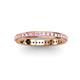 3 - Caitlin Pink Tourmaline Eternity Band 