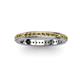 3 - Caitlin Citrine Eternity Band 