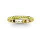 3 - Caitlin Peridot Eternity Band 