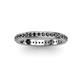 3 - Caitlin Black Diamond Eternity Band 