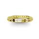 3 - Caitlin Yellow Sapphire Eternity Band 