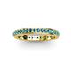 3 - Caitlin London Blue Topaz Eternity Band 