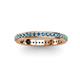 3 - Caitlin Blue Diamond Eternity Band 