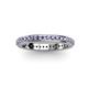 3 - Caitlin Iolite Eternity Band 
