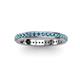 3 - Caitlin Blue Diamond Eternity Band 