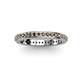 3 - Caitlin Smoky Quartz Eternity Band 